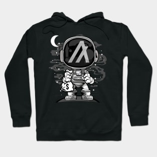 Astronaut Algorand ALGO Coin To The Moon Crypto Token Cryptocurrency Wallet Birthday Gift For Men Women Hoodie